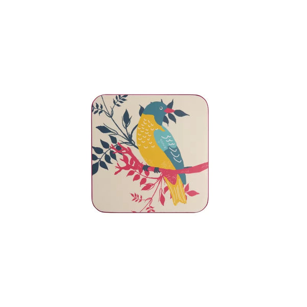 Dexam RHS Birds Set Of 4 Coasters - Stone