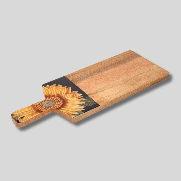 dexam RHS Sunflower Mango Wood Serving Board - Navy