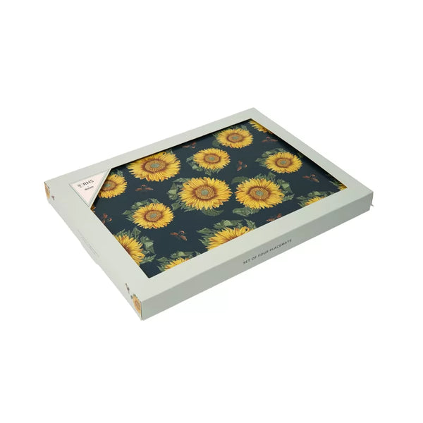 dexam RHS Sunflower Set of 4 Placemats - Navy