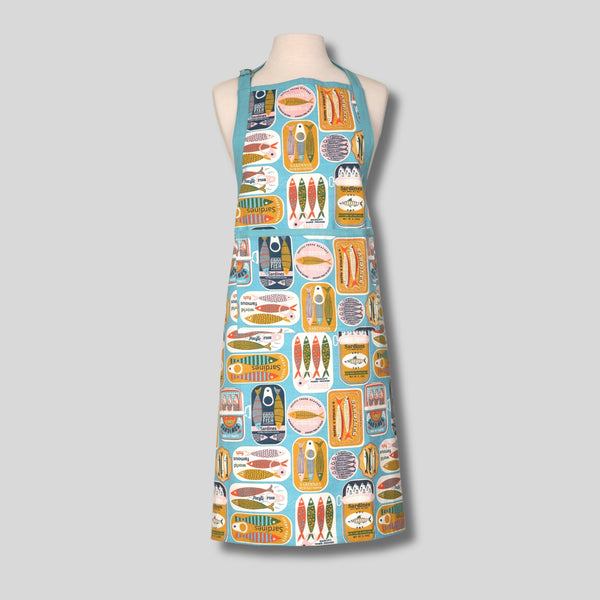 dexam Sardines Adult Apron - Blue
