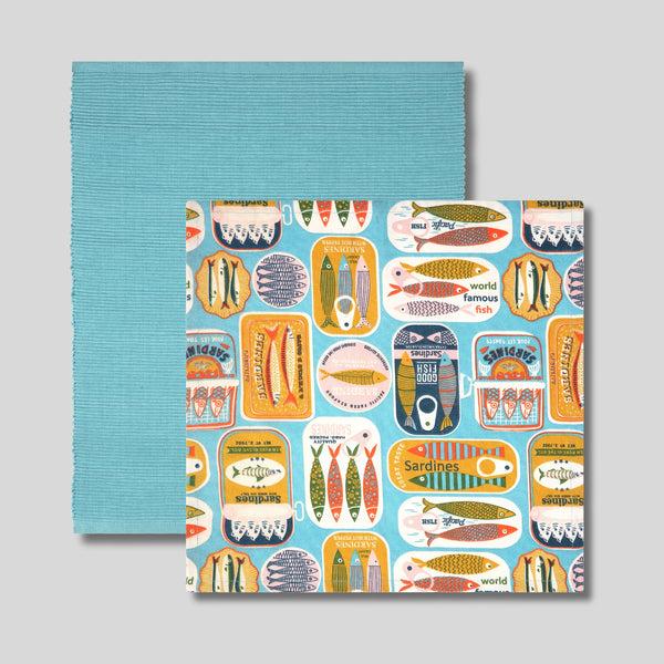 dexam Sardines Napkin & Placemat Set