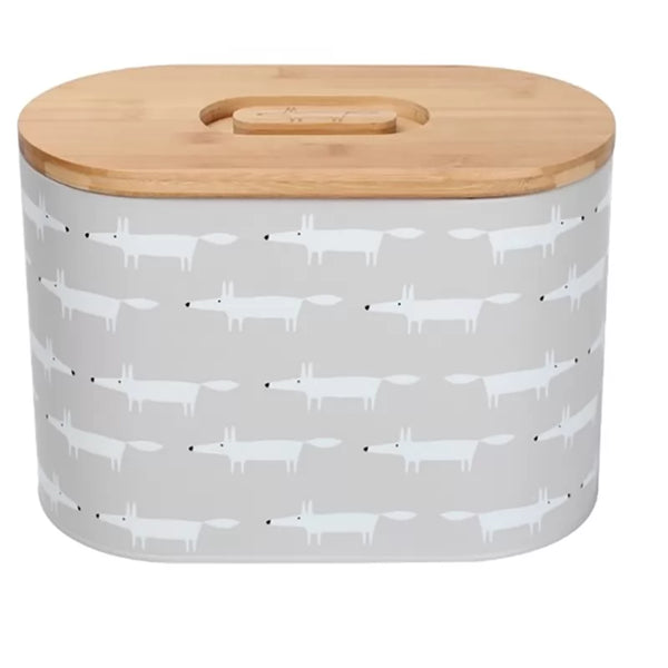 dexam Scion Mr Fox Bread Bin - Grey