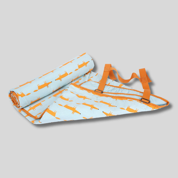 dexam Scion Mr Fox Picnic Blanket - Blue