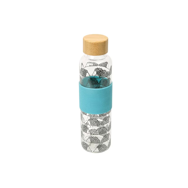 dexam Scion Spike Glass Drinks Bottle - Aqua