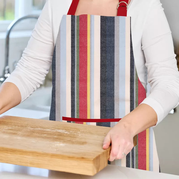 Dexam Striped Recycled Cotton Adult Apron