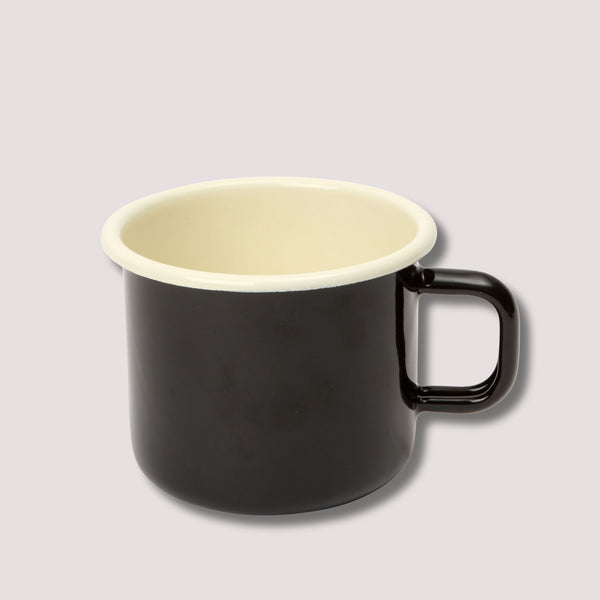 dexam Vintage Home Enamel Espresso Mug - Black