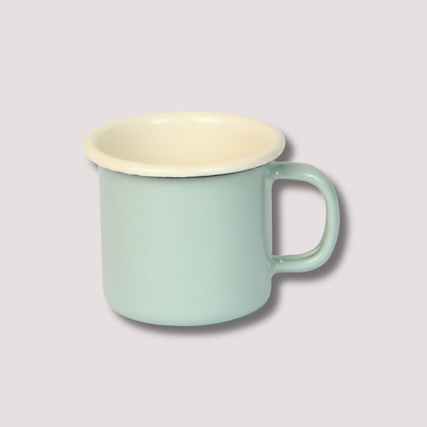 dexam Vintage Home Enamel Espresso Mug - Sage