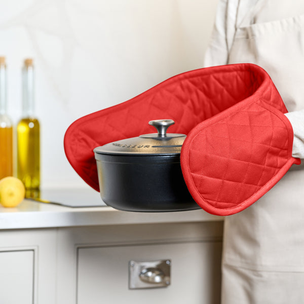 Dexam Love Colour Double Oven Gloves | Vibrant Cotton Kitchen Essentials