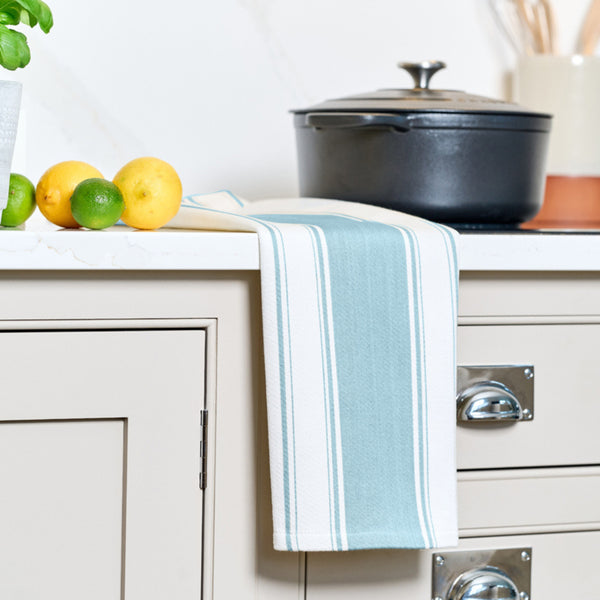 dexam Love Colour Striped Tea Towel | Vibrant Cotton Kitchen Textiles By Dexam