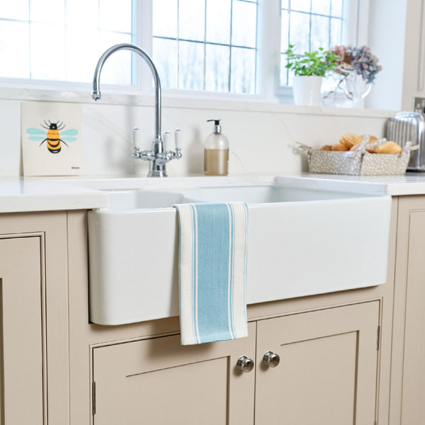 Dexam Love Colour Striped Tea Towel | Vibrant Cotton Kitchen Textiles By Dexam