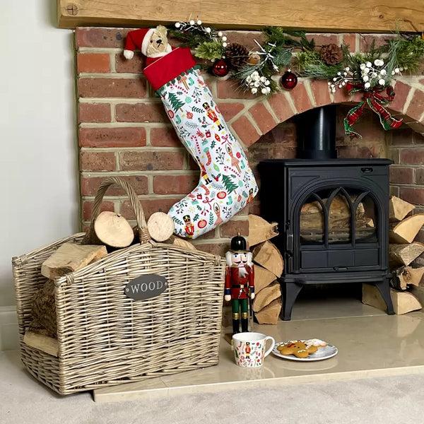 Dexam Nutcracker Recycled Cotton Christmas Stocking