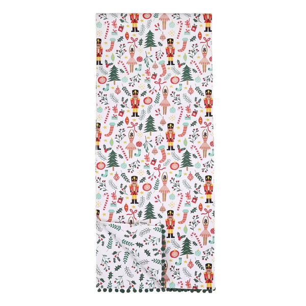 dexam Nutcracker Recycled Cotton Reversible Table Runner