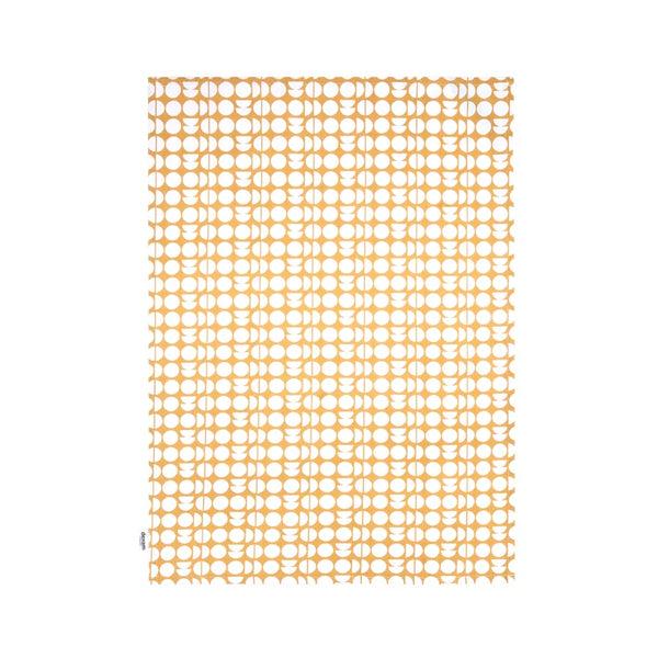 Dexam Retro Spot Recycled Cotton Set Of 2 Tea Towels - Teal