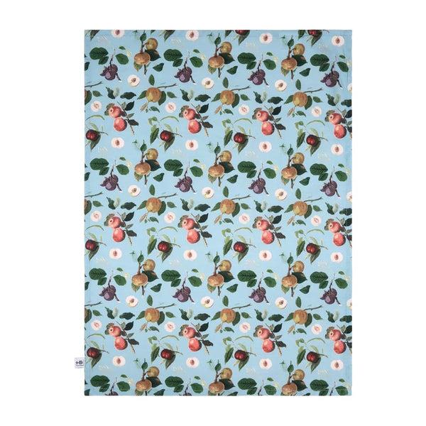 Dexam RHS Hooker Fruit Organic Cotton Set Of 2 Tea Towels - Blue