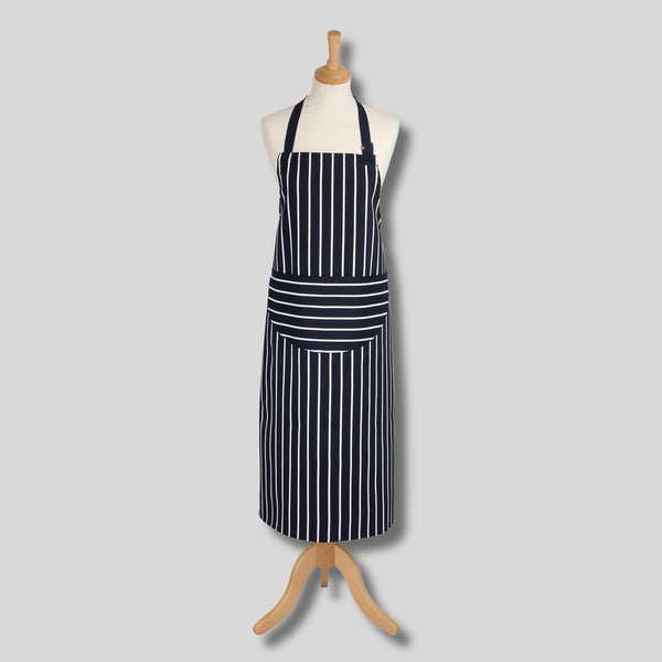 dexam Rushbrookes Butchers Stripe Long Adult Apron (Made in UK)