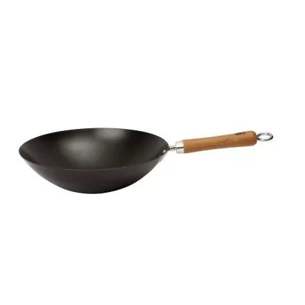 dexam School of Wok 12"/30cm Non-Stick Carbon Steel Wok