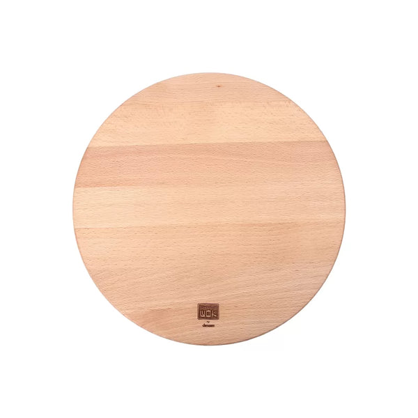 Dexam School Of Wok Beech Round Chopping Block/Board