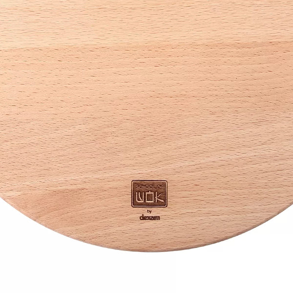 Dexam School Of Wok Beech Round Chopping Block/Board