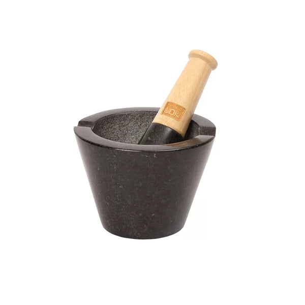 dexam School of Wok Granite Pestle and Mortar - Black