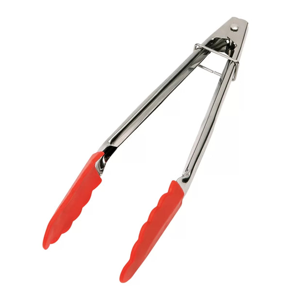 Dexam School Of Wok Stainless Steel Silicone Tipped Tongs