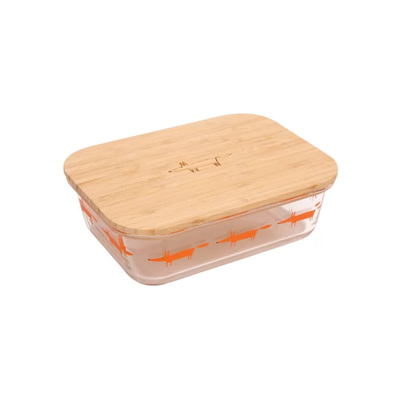 dexam Scion Mr Fox 1050ml Medium Rectangular Glass Storage Dish
