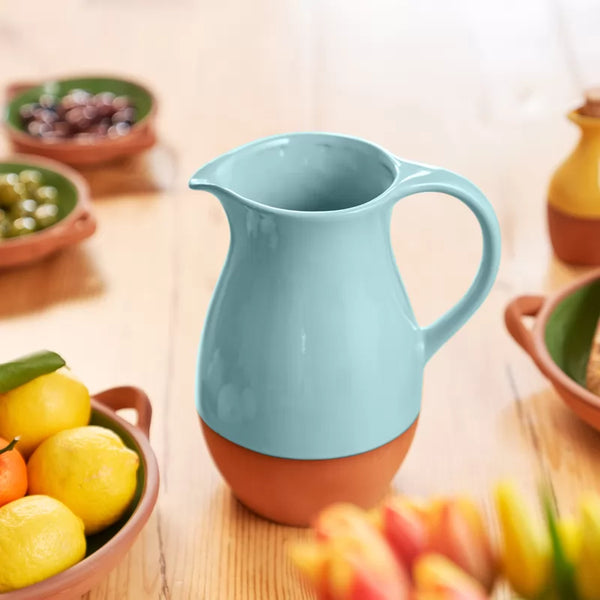 Dexam Sintra Glazed Terracotta Jug | Mediterranean Inspired Serveware