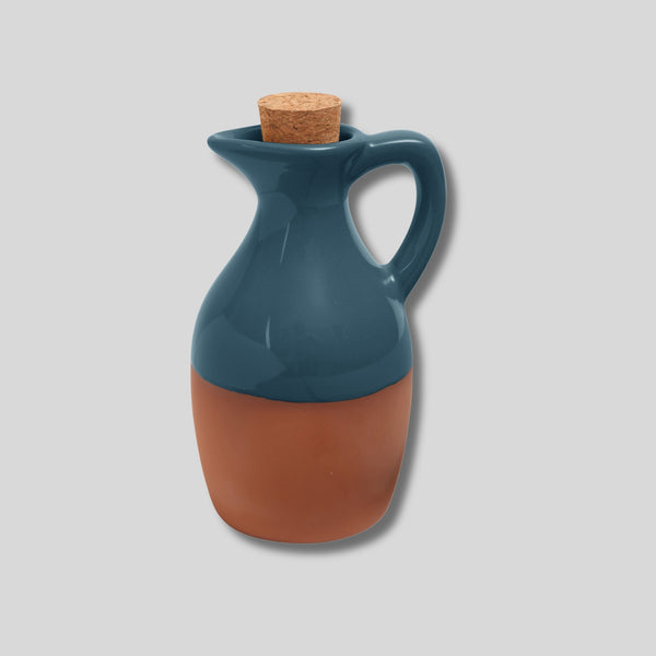 Dexam Sintra Glazed Terracotta Oil Drizzler | Rustic Artisan Kitchenware By Dexam