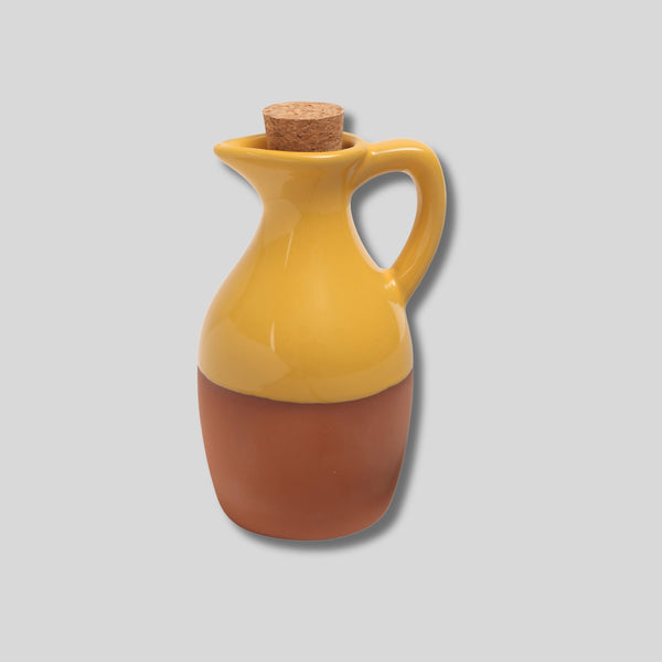 dexam Sintra Glazed Terracotta Oil Drizzler | Rustic Artisan Kitchenware by Dexam