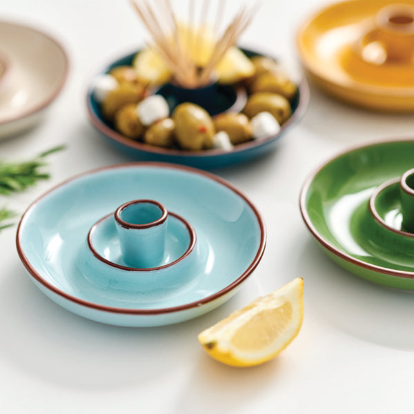 Dexam Sintra Glazed Terracotta Olive Dish | Artisan Tableware By Dexam