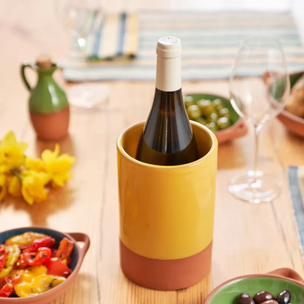 Dexam Sintra Glazed Terracotta Wine Cooler | Rustic Artisan Serveware By Dexam