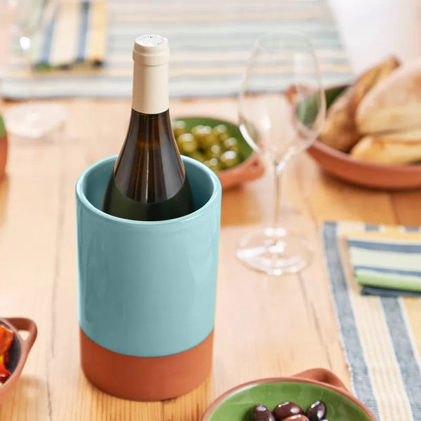 Dexam Sintra Glazed Terracotta Wine Cooler | Rustic Artisan Serveware By Dexam