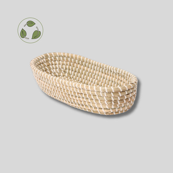 dexam Sintra Seagrass Bread Basket | Handwoven Sustainable Bread Basket