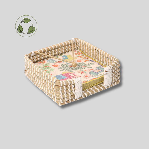 dexam Sintra Seagrass Napkin Holder | Sustainable Handwoven Table Accessory