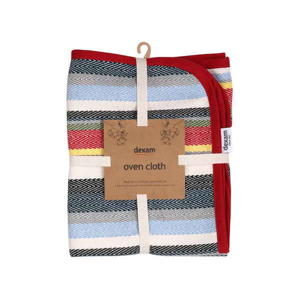 Dexam Striped Recycled Cotton Heavy Duty Oven Cloth