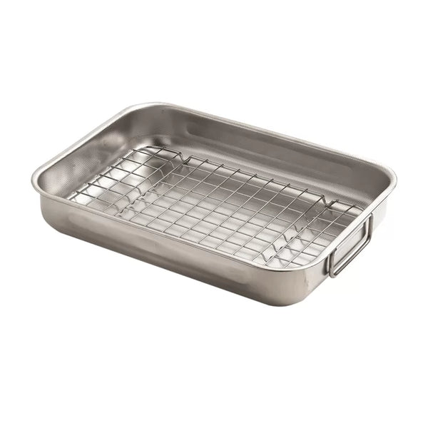 Dexam Supreme 35 X 26cm Stainless Steel Deep Roaster