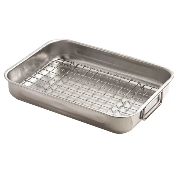 Dexam Supreme 40 X 28cm Stainless Steel Deep Roaster