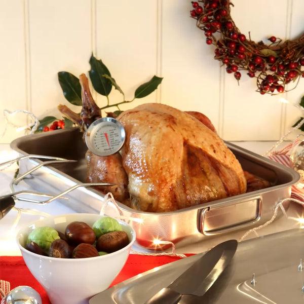 Dexam Supreme 40 X 28cm Stainless Steel Deep Roaster