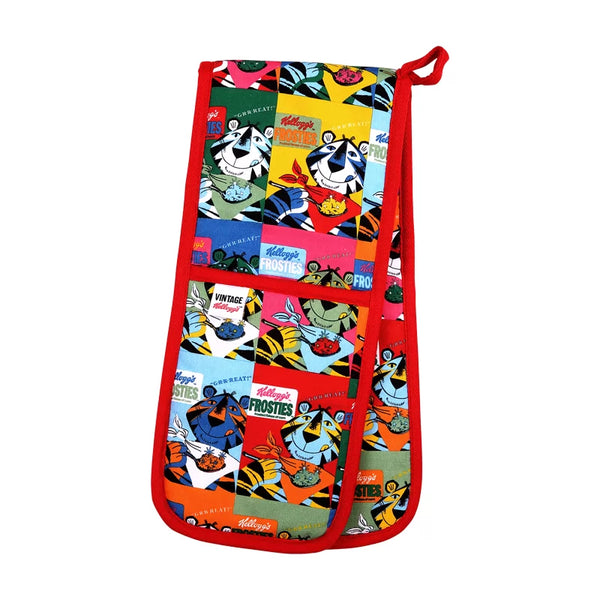 dexam Vintage Kelloggs Pop Art Frosties Double Oven Gloves