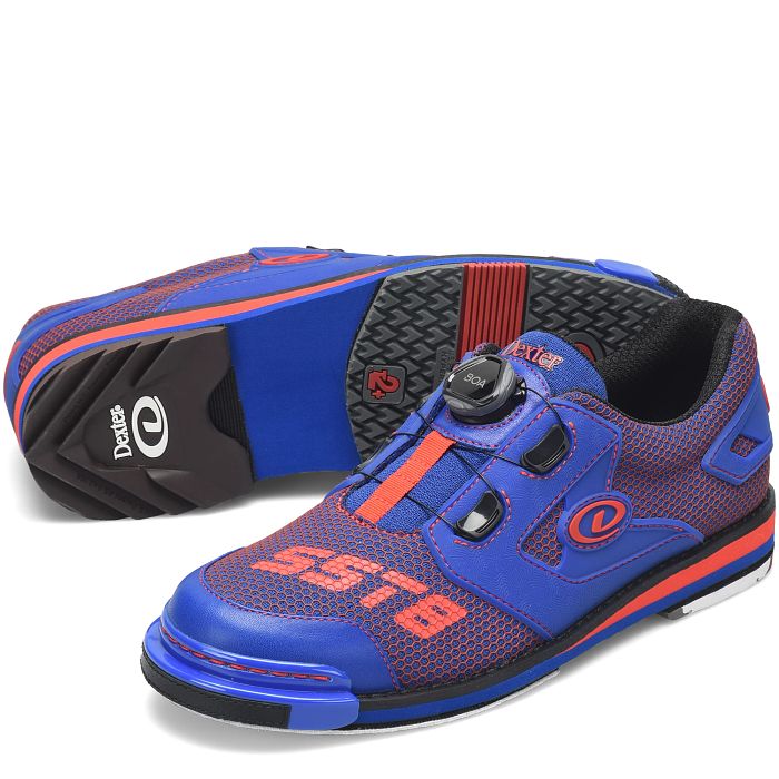 dexter bowling Sst 8 Power-Frame Boa Blue/Red (Blue)