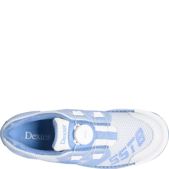 Dexter Bowling Sst 8 Power-Frame Boa White/Blue (White)