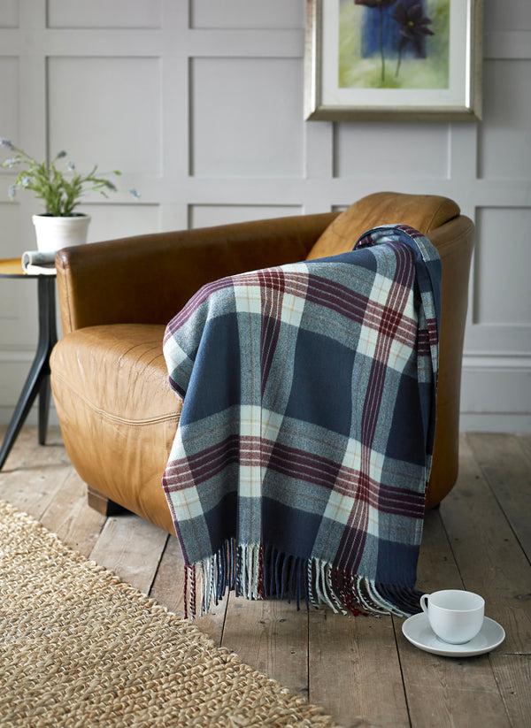 Deyongs Ainsley Tartan Checked Acrylic Throw