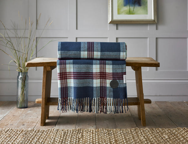 deyongs Ainsley Tartan Checked Acrylic Throw