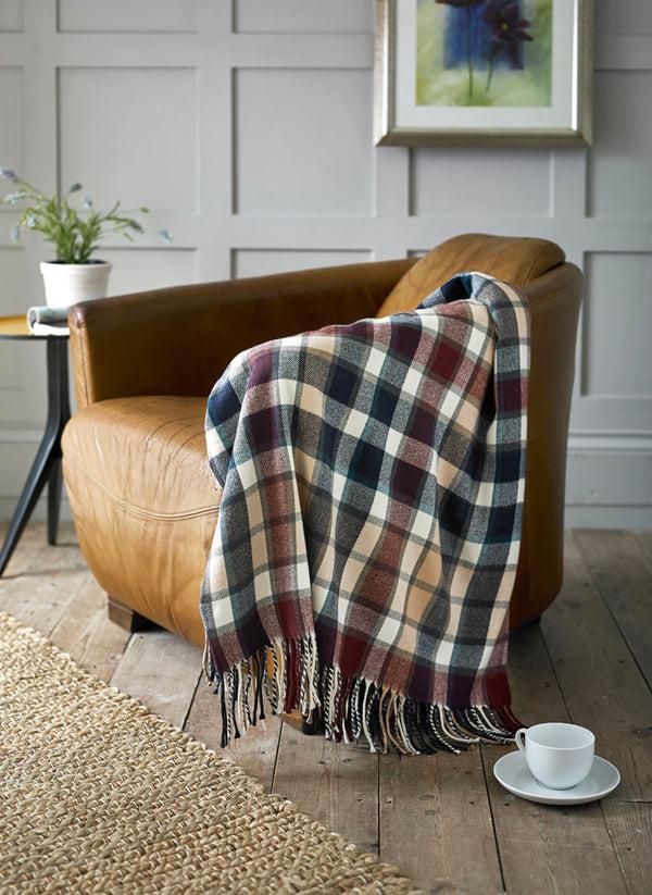Deyongs Artillery Tartan Checked Acrylic Throw