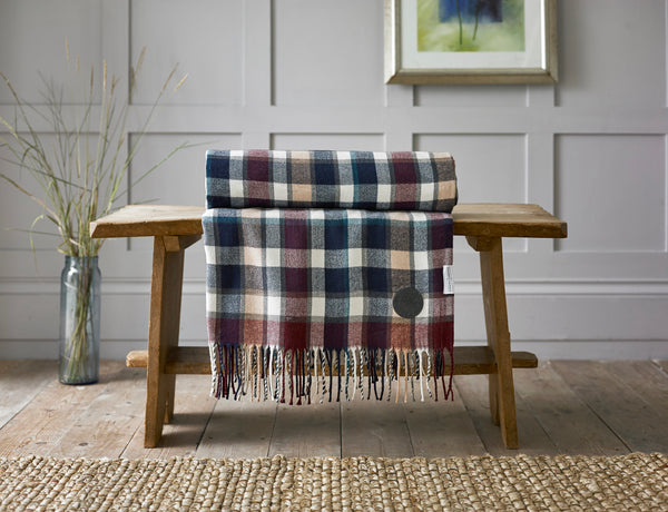 deyongs Artillery Tartan Checked Acrylic Throw