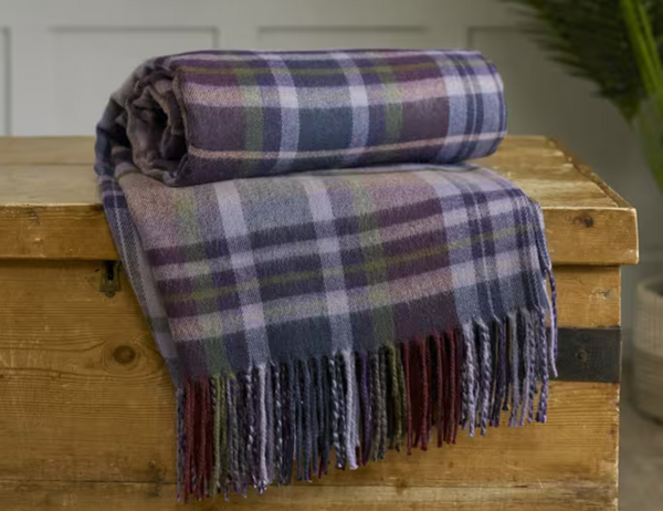 deyongs Ashewell Checked Acrylic Throw