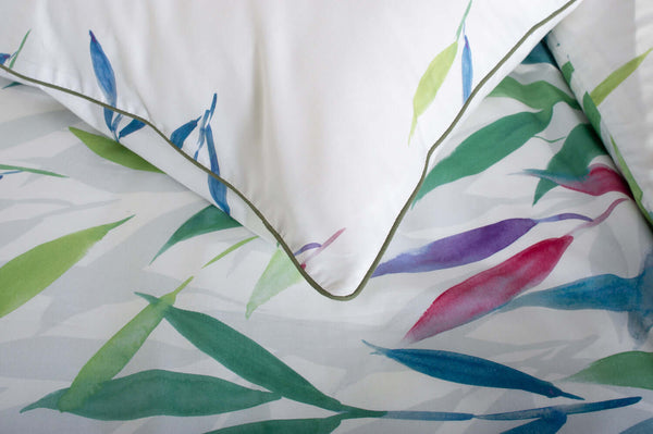 Deyongs Bamboo Leaves Reversible Duvet Set