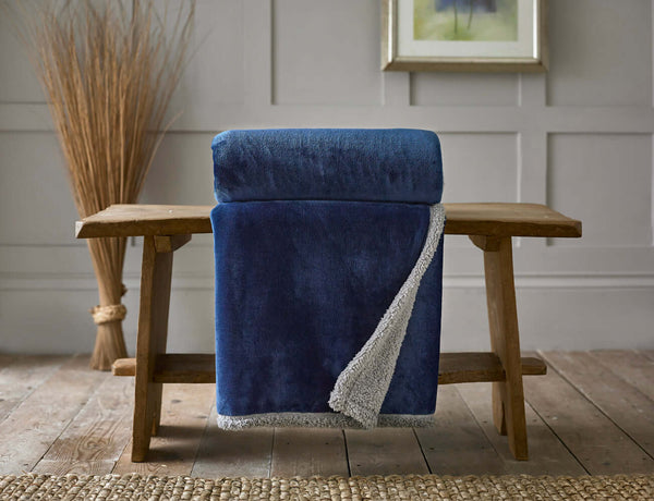 Deyongs Blackbrook Reversible Sherpa Throw