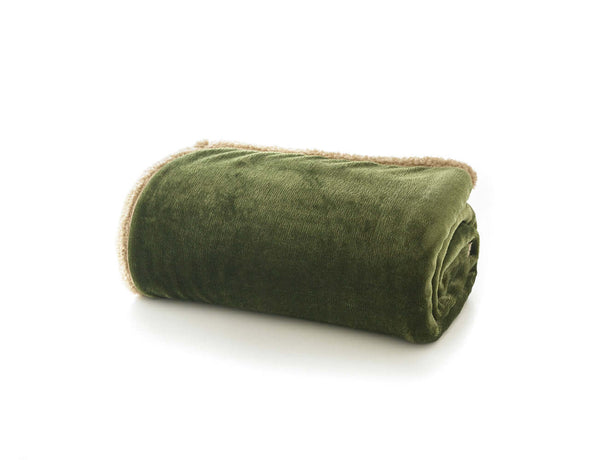 deyongs Blackbrook Reversible Sherpa Throw