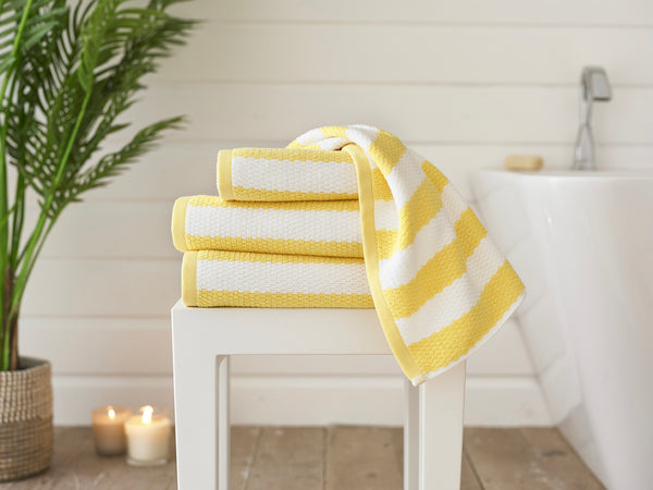 Deyongs Boston Stripe Cotton Towels 550 GSM