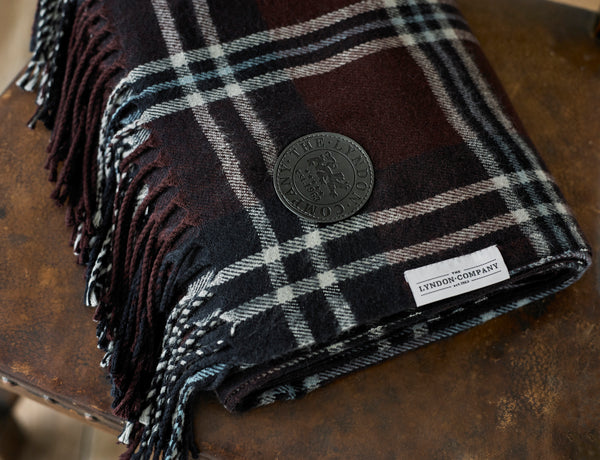 Deyongs Broden Checked Acrylic Throw